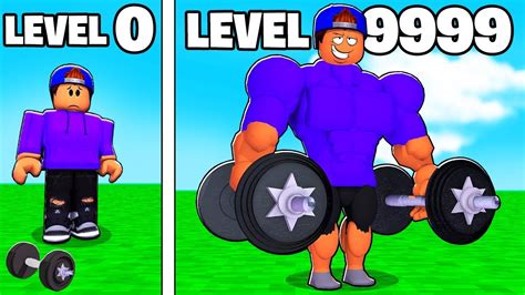 I Built A Level 999999999 Roblox Gym Tycoon Youtube