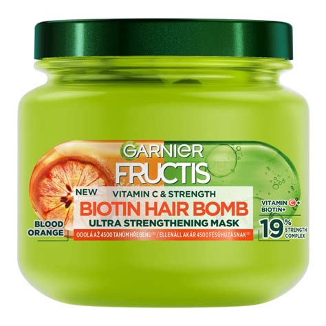 Garnier Fructis Vitamin & Strength Biotin Hair Bomb Маски за коса за ...