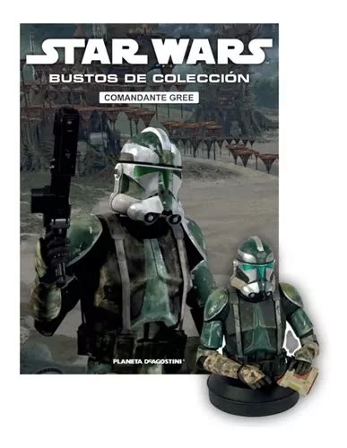 Star Wars Bustos De Colección N 7 Comandante Gree Nuevo