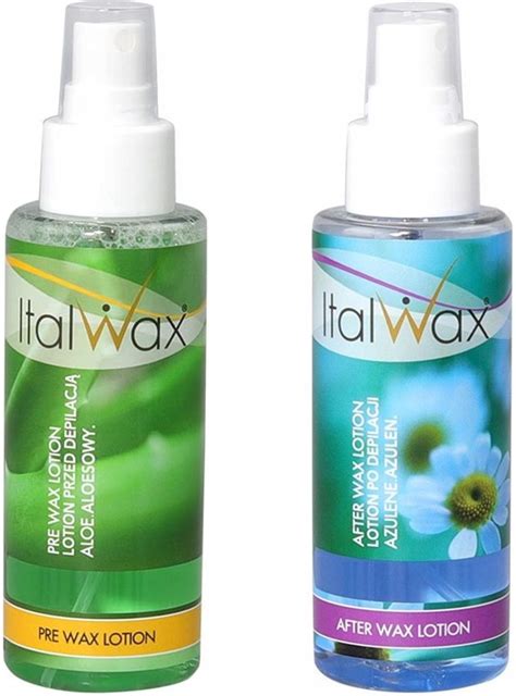 Produkt do depilacji Italwax Zestaw Lotion Przed I Po Depilacją 2x100