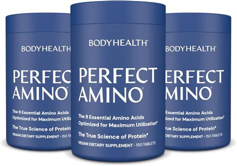 Amazon BodyHealth PerfectAmino Tablets 3 Pack All 8 Essential