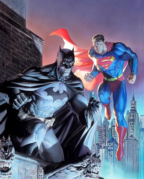 DC Comics Of The 1980s Batman Superman By Jim Lee And Alex Ross