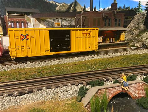 Tracks Railroad Boxcars