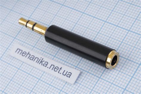Адаптер-перехідник, mini-Jack 3.5 mm 4 PIN TRS Female/mini-Jack 3.5 mm ...