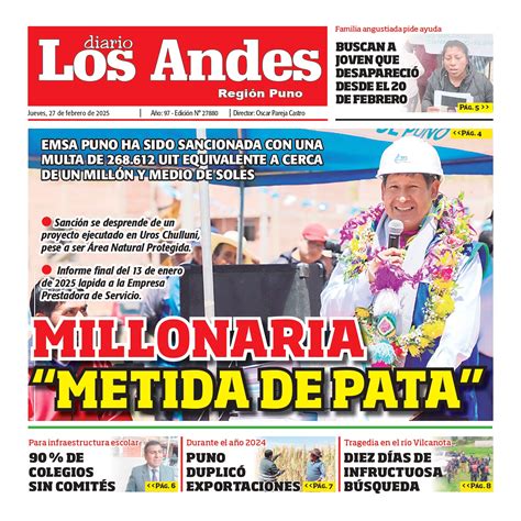 Homepage - Diario los Andes