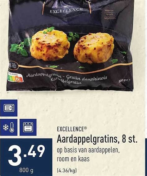 Excellence Aardappelgratins St Promotie Bij Aldi