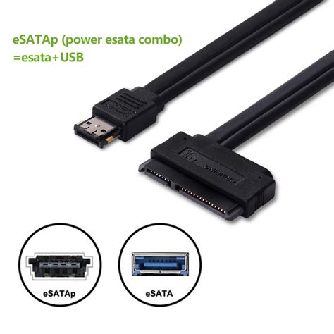 Power Esata Usb Esatap Dual Power V V Cable Esatap To Sata