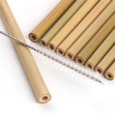 Bamboo Straws Bamboo Drinking Straw Reusable Eco Friendly Handcrafted