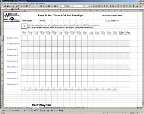 Darts League Excel Spreadsheet — db-excel.com