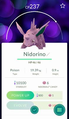 Pokemon Go: Nidorino