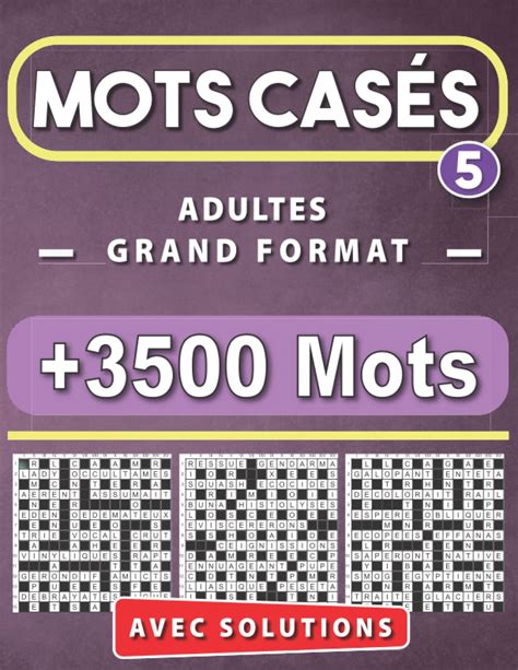 Buy Mots Cas S Jeux De Mots Pour Adultes Ado Et Seniors Placer