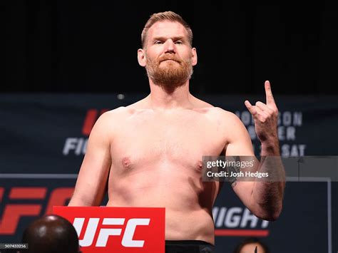 Josh Barnett Weighs In During The Ufc Fight Night Weigh In At The