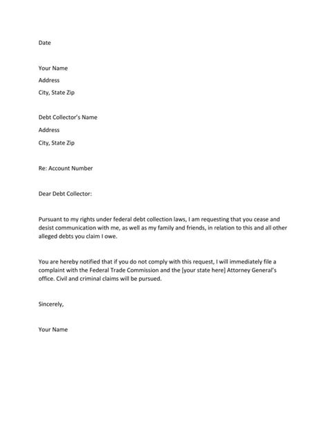 30 Cease And Desist Letter Templates Free Templatelab