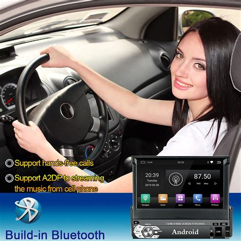 Bbzl 1 Din 7 Inch Car Multimedia Dvd Player With Flip Out Screen