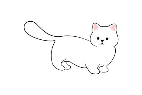 White Munchkin Cat Graphic by danmoroboshi · Creative Fabrica