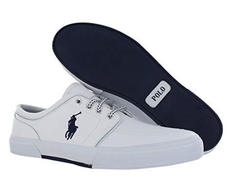 Polo Ralph Lauren Faxon Low White Sport Leather 14 M Pricepulse