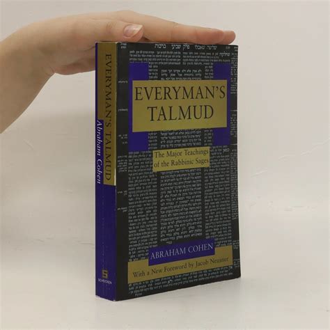 Everymans Talmud The Major Teachings Of The Rabbinic Sages Abraham