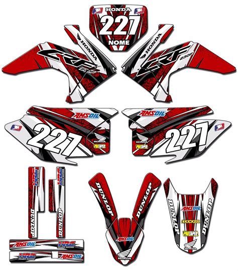 Adesivo Grafico Crf Moto Crfmd Personalizado R Em