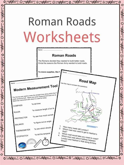 Roman Roads Facts Worksheets And History For Kids