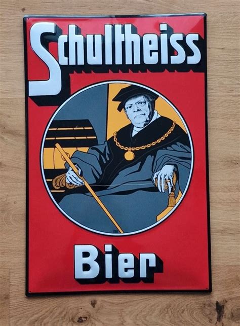 Blechschild Schultheiss Bier Berlin 59 X 39 Cm Neuwertig In Bayern