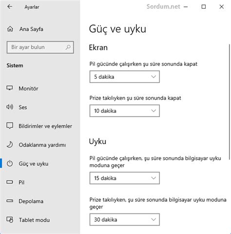 Bilgisayar Uyku Moduna Ge Miyor Sorunu