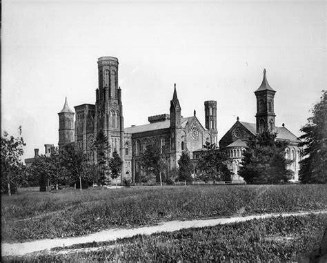 The Smithsonian Castle in 1867