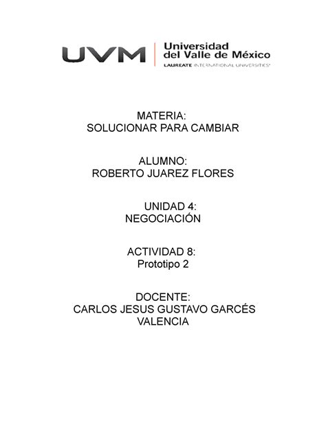 A8 RJF Actividad 8 Prototipo 2 MATERIA SOLUCIONAR PARA CAMBIAR