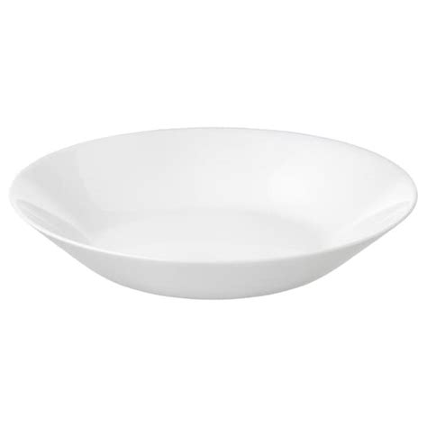 Oftast Deep Platebowl White 8 Ikea