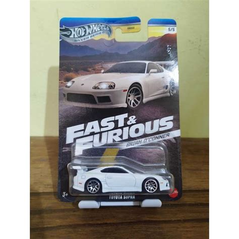 PUTIH Hot Wheels FNF Toyota Supra White Brian O Connor Series FREE PROTECTOR Shopee Malaysia