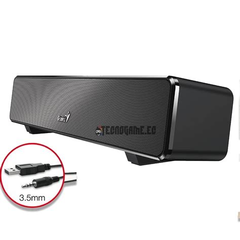 Barra De Sonido Usb, Genius SoundBar 100 » TecnoGame.Ec