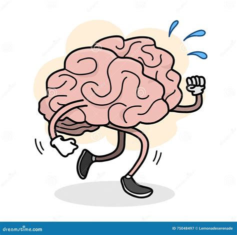 Brain Exercise Vector Illustration Stock Vector - Illustration of ...