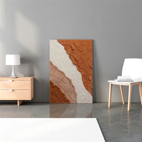 terracotta textured wall art
