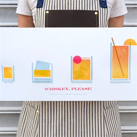Whiskey, Please! | Baltimore Print Studios