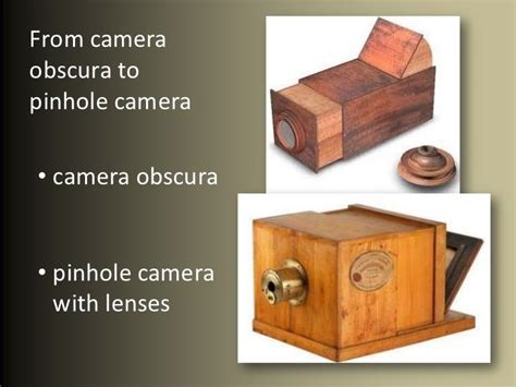 Camera obscura pinhole