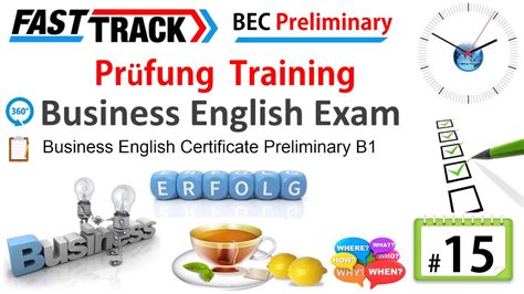 Bec Business English Certificate Preliminary B Cambridge Englisch