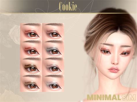 Kikuruacchi S MinimalSim Cookie Eyeshadow In 2024 Sims 4 Cc Makeup