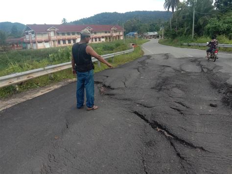 Penduduk Rayu Segera Baiki Jalan Yang Semakin Mendap SAHIH