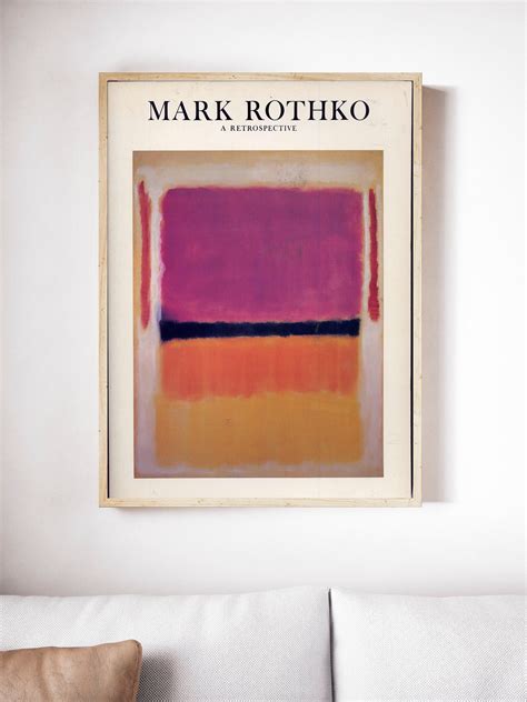 Rothko Rothko Poster Rothko Painting Rothko Print Wall | Etsy