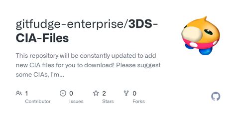 3DS-CIA-Files/3hs.cia at main · gitfudge-enterprise/3DS-CIA-Files · GitHub
