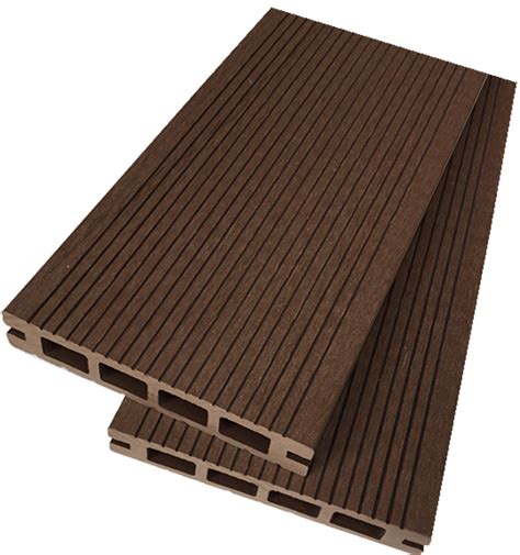 PE Round Hole Decking WPC Floor Outdoor 140 25mm Garden Decking China