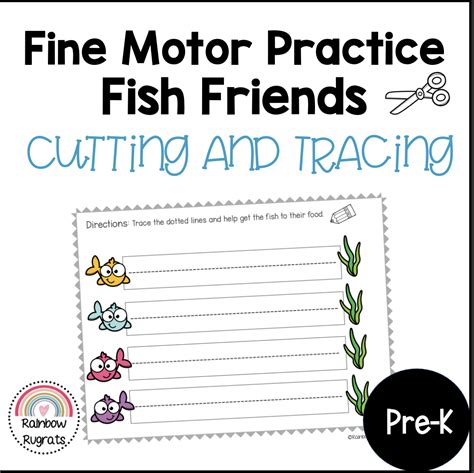 Cutting And Tracing Pre K Practice Worksheets Classful