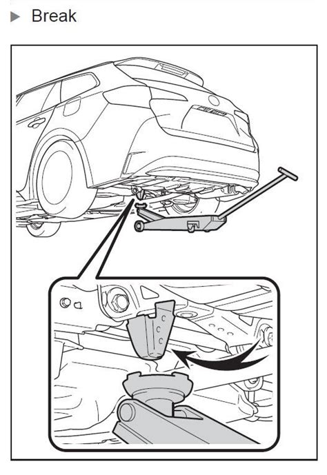 Points De Levage D Une Corolla Touring Sport H Hybride M Canique