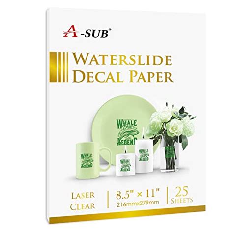 The Best Waterslide Decal Paper For Laser Printers I Tested And