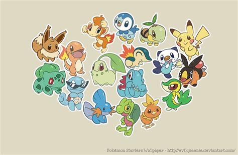 Pokemon Starters Hd Wallpaper Pxfuel