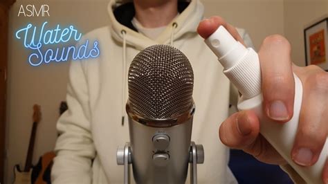 Asmr Water Sounds White Spray Bottle Liquid Shaking Tapping