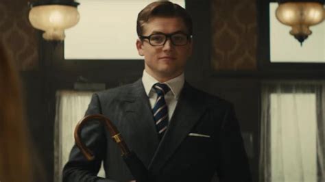 Kingsman Eggsy Double Breasted Pinstripe Suit USA Jacket 46 OFF