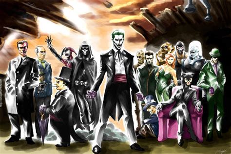 Batman Rogues Gallery By Ninjaink On Deviantart