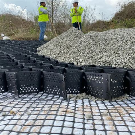 Hdpe Geocell Gravel Stabilizers Plastic Honeycomb Geocells For