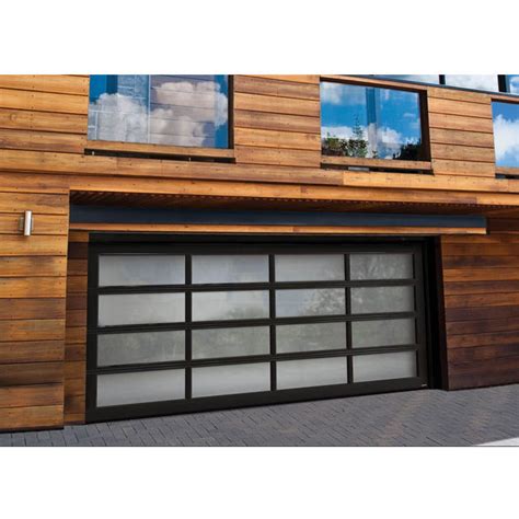 Modern Design Folding 16x7 Aluminum Price Glass Garage Door China Glass Garage Door And