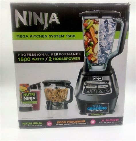 Ninja Bl Mega Kitchen System Oz W Blender Food Processor Auto